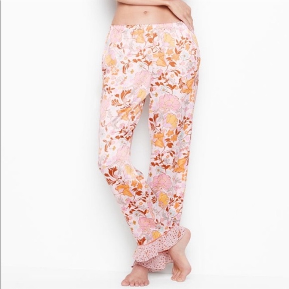 Victoria Secret Floral Flouncy PJ Set NWT
